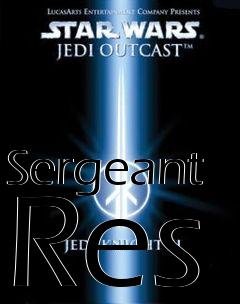 Box art for Sergeant Res