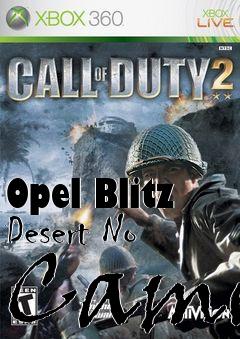 Box art for Opel Blitz Desert No Camo