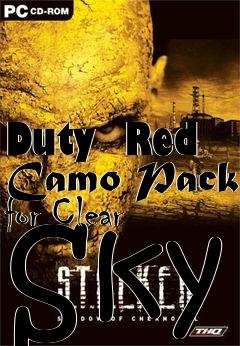 Box art for Duty  Red Camo Pack for Clear Sky