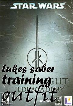 Box art for Lukes saber training outfit