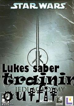 Box art for Lukes saber training outfit