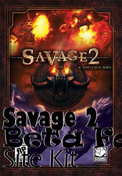 Box art for Savage 2 Beta Fan Site Kit