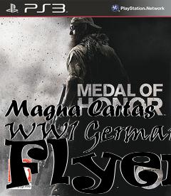 Box art for Magna Cartas WW1 German Flyer