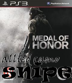 Box art for allied camo sniper