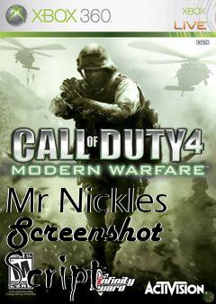 Box art for Mr Nickles Screenshot Script