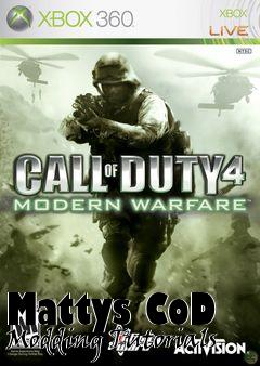 Box art for Mattys CoD Modding Tutorials