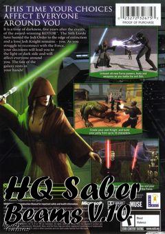 Box art for HQ Saber Beams V.10