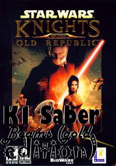 Box art for K1 Saber Beams (gold edition)