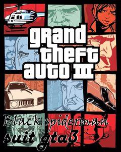 Box art for Black spiderman suit gta3