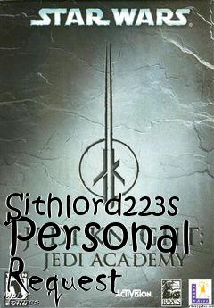 Box art for Sithlord223s Personal Request