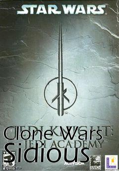 Box art for Clone Wars Sidious