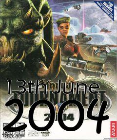 Box art for 13th June 2004