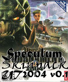Box art for Speculum Skinpack UT2004 v0.1