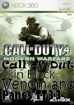 Box art for Call of Duty Skin Black Venom and Panes TT33