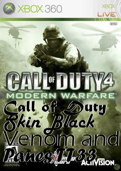 Box art for Call of Duty Skin Black Venom and Panes TT33