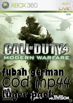 Box art for fubah german cod mp44 luger pack