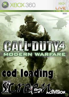 Box art for cod loading screen