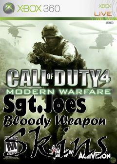 Box art for Sgt.Joes Bloody Weapon Skins