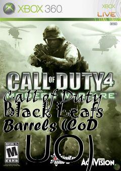 Box art for Call of Duty Black Leafs Barrels (CoD   UO)