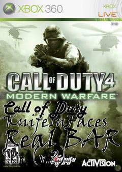 Box art for Call of Duty KnifeInFaces Real BAR Skin (v.2)
