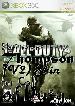 Box art for Black Venoms Thompson (V2) Skin for Call of Duty