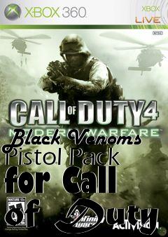Box art for Black Venoms Pistol Pack for Call of Duty