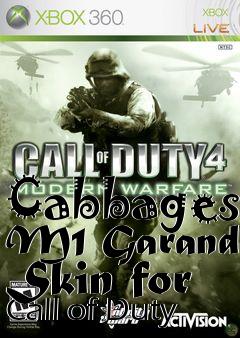 Box art for Cabbages M1 Garand Skin for Call of Duty