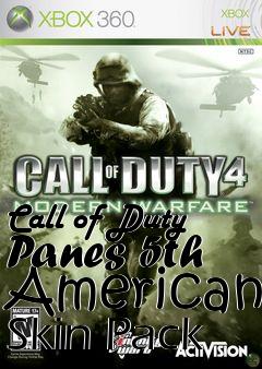 Box art for Call of Duty Panes 5th American Skin Pack