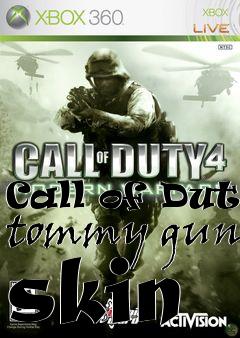 Box art for Call of Duty tommy gun skin
