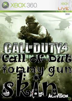 Box art for Call of Duty tommy gun skin