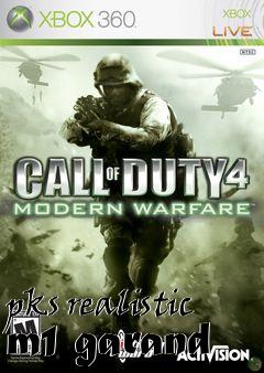 Box art for pks realistic m1 garand