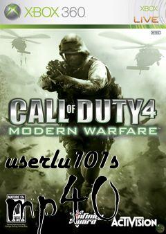 Box art for userlu101s mp40