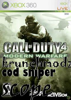 Box art for krunchmodz cod sniper scope