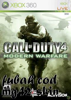 Box art for fubah cod mg42 skin