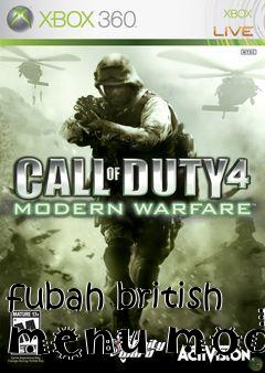 Box art for fubah british menu mod