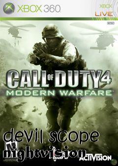 Box art for devil scope nightvision