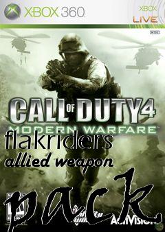 Box art for flakriders allied weapon pack