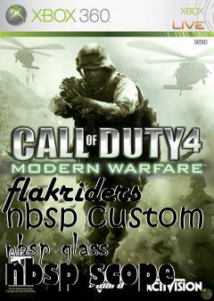 Box art for flakriders nbsp custom nbsp glass nbsp scope