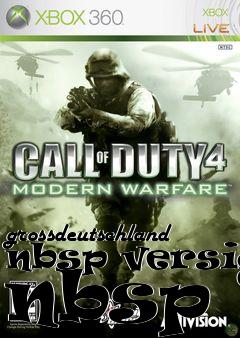 Box art for grossdeutschland nbsp version nbsp 1