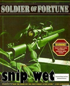 Box art for snip wet