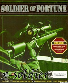 Box art for x-soldier