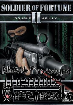 Box art for RBX14 Prototype Thermite Grenade
