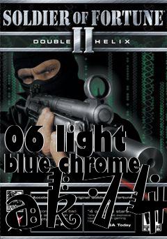 Box art for 06 light blue chrome ak74