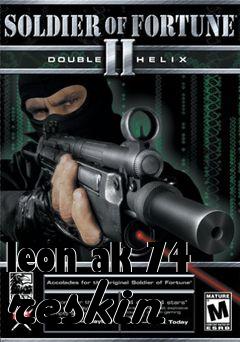 Box art for leon ak 74 reskin