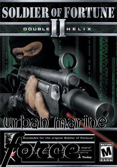 Box art for urban marine force