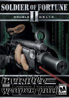 Box art for invisible weapon pack