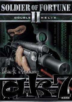 Box art for black chrome ak74