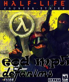 Box art for eod mp5a2 defanims