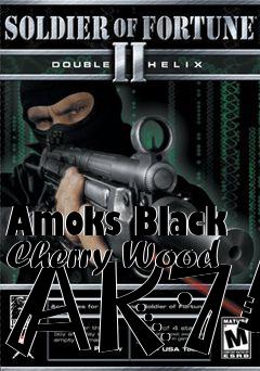 Box art for Amoks Black Cherry Wood AK74