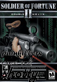 Box art for painkillers camo red shotty